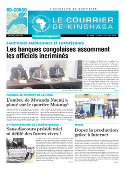Les Dépêches de Brazzaville : Édition brazzaville du 03 juillet 2017