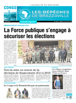 Les Dépêches de Brazzaville : Édition brazzaville du 04 juillet 2017