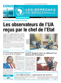 Les Dépêches de Brazzaville : Édition brazzaville du 14 juillet 2017