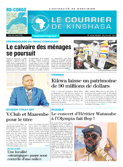 Les Dépêches de Brazzaville : Édition brazzaville du 18 juillet 2017