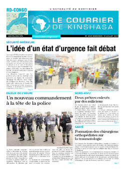 Les Dépêches de Brazzaville : Édition brazzaville du 19 juillet 2017