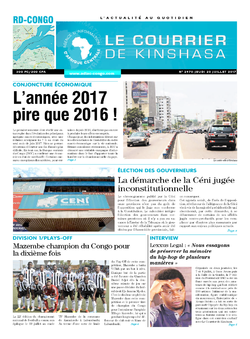 Les Dépêches de Brazzaville : Édition brazzaville du 20 juillet 2017