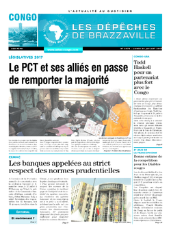 Les Dépêches de Brazzaville : Édition brazzaville du 24 juillet 2017