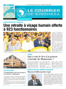 Les Dépêches de Brazzaville : Édition brazzaville du 03 août 2017