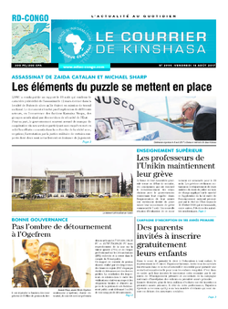 Les Dépêches de Brazzaville : Édition brazzaville du 18 août 2017