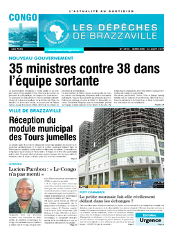 Les Dépêches de Brazzaville : Édition brazzaville du 23 août 2017