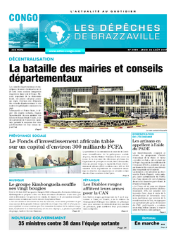 Les Dépêches de Brazzaville : Édition brazzaville du 24 août 2017