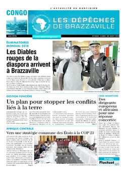Les Dépêches de Brazzaville : Édition brazzaville du 29 août 2017
