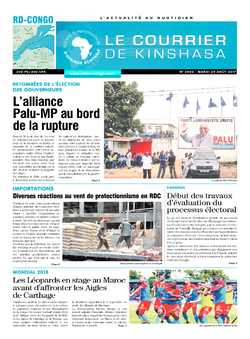 Les Dépêches de Brazzaville : Édition brazzaville du 29 août 2017