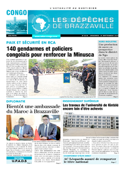 Les Dépêches de Brazzaville : Édition brazzaville du 15 septembre 2017