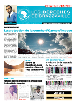 Les Dépêches de Brazzaville : Édition du 6e jour du 30 septembre 2017