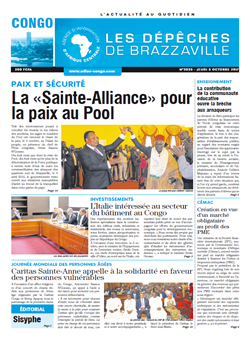 Les Dépêches de Brazzaville : Édition brazzaville du 05 octobre 2017
