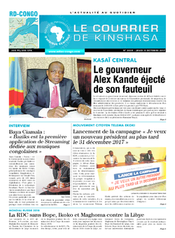 Les Dépêches de Brazzaville : Édition brazzaville du 05 octobre 2017
