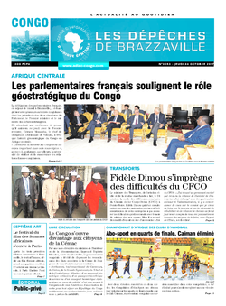 Les Dépêches de Brazzaville : Édition brazzaville du 26 octobre 2017