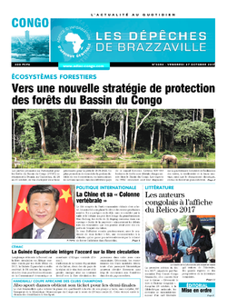 Les Dépêches de Brazzaville : Édition brazzaville du 27 octobre 2017