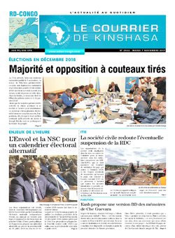 Les Dépêches de Brazzaville : Édition brazzaville du 07 novembre 2017
