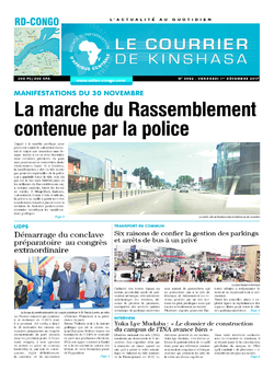 Les Dépêches de Brazzaville : Édition brazzaville du 01 décembre 2017