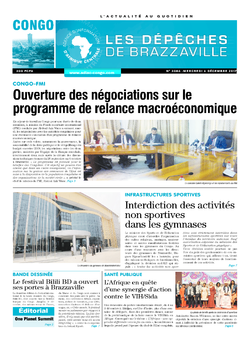 Les Dépêches de Brazzaville : Édition brazzaville du 06 décembre 2017