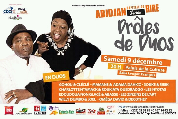 L’affiche de la soirée Drôles de duos 