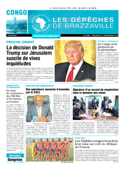 Les Dépêches de Brazzaville : Édition brazzaville du 08 décembre 2017