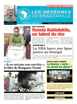 Les Dépêches de Brazzaville : Édition du 6e jour du 23 décembre 2017