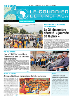 Les Dépêches de Brazzaville : Édition brazzaville du 27 décembre 2017