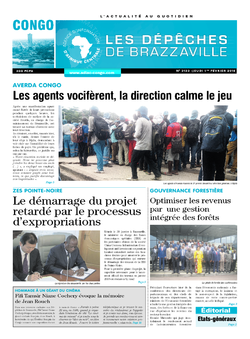 Les Dépêches de Brazzaville : Édition brazzaville du 01 février 2018