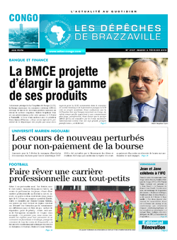 Les Dépêches de Brazzaville : Édition brazzaville du 06 février 2018