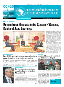 Les Dépêches de Brazzaville : Édition brazzaville du 14 février 2018