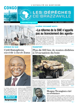 Les Dépêches de Brazzaville : Édition brazzaville du 16 février 2018