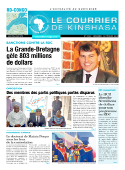 Les Dépêches de Brazzaville : Édition brazzaville du 16 février 2018