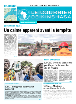 Les Dépêches de Brazzaville : Édition brazzaville du 23 février 2018