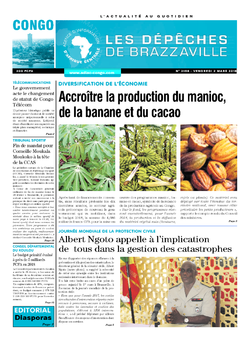 Les Dépêches de Brazzaville : Édition brazzaville du 02 mars 2018