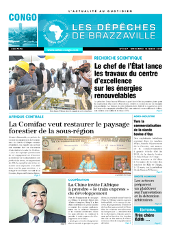 Les Dépêches de Brazzaville : Édition brazzaville du 14 mars 2018