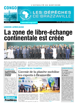 Les Dépêches de Brazzaville : Édition brazzaville du 22 mars 2018