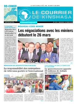 Les Dépêches de Brazzaville : Édition brazzaville du 23 mars 2018