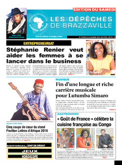 Les Dépêches de Brazzaville : Édition du 6e jour du 24 mars 2018