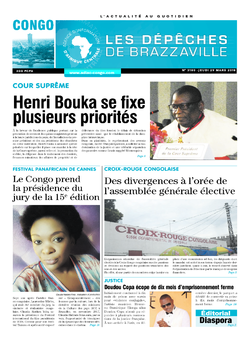Les Dépêches de Brazzaville : Édition brazzaville du 29 mars 2018