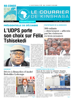 Les Dépêches de Brazzaville : Édition brazzaville du 03 avril 2018
