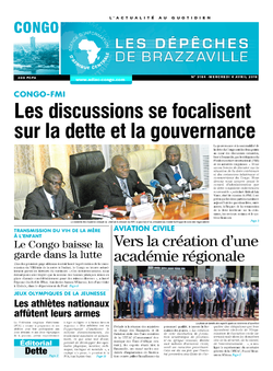 Les Dépêches de Brazzaville : Édition brazzaville du 04 avril 2018