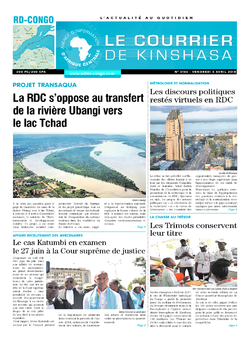 Les Dépêches de Brazzaville : Édition brazzaville du 06 avril 2018