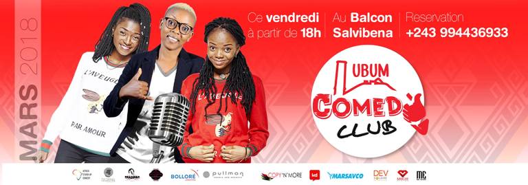 L’affiche du Lubum Comedy Club de mars 2018 L’affiche du Lubum Comedy Club de mars 2018