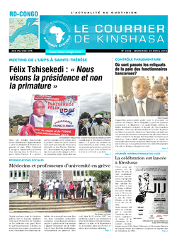 Les Dépêches de Brazzaville : Édition brazzaville du 25 avril 2018