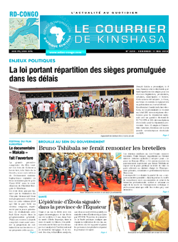Les Dépêches de Brazzaville : Édition brazzaville du 11 mai 2018