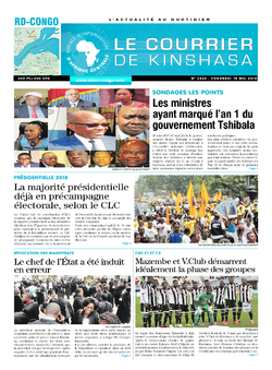 Les Dépêches de Brazzaville : Édition brazzaville du 18 mai 2018