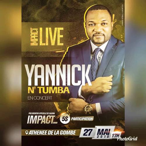 L’affiche du concert live d’Impact