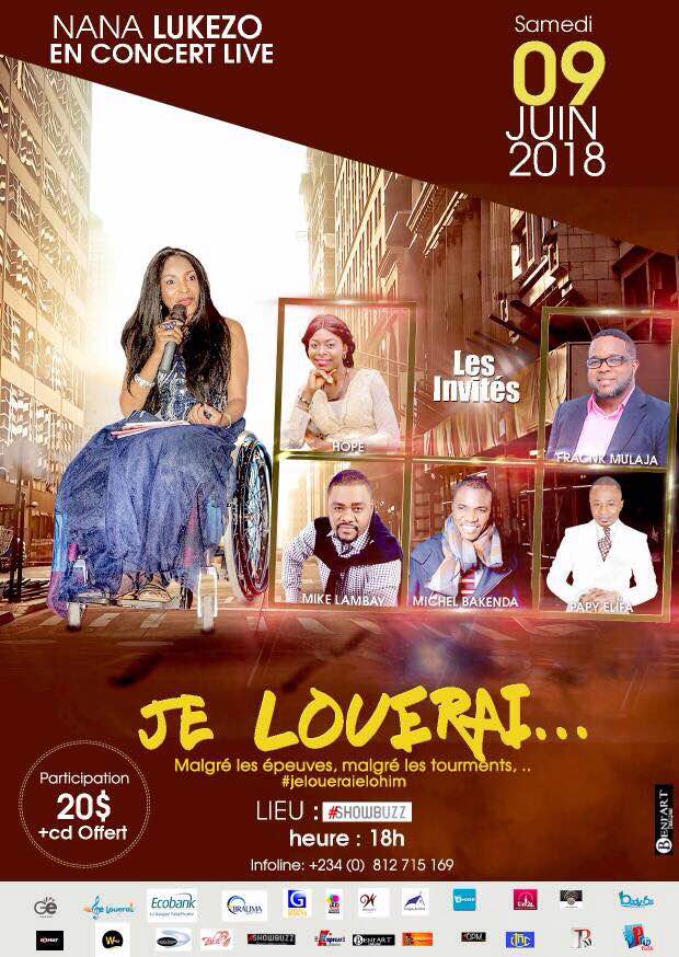 Je louerai, concert de Nana Lukezo