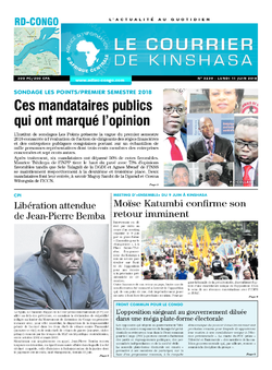 Les Dépêches de Brazzaville : Édition brazzaville du 11 juin 2018