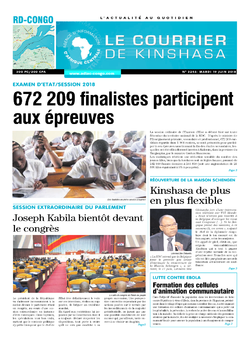 Les Dépêches de Brazzaville : Édition brazzaville du 19 juin 2018