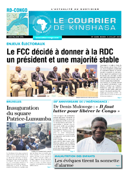 Les Dépêches de Brazzaville : Édition brazzaville du 03 juillet 2018